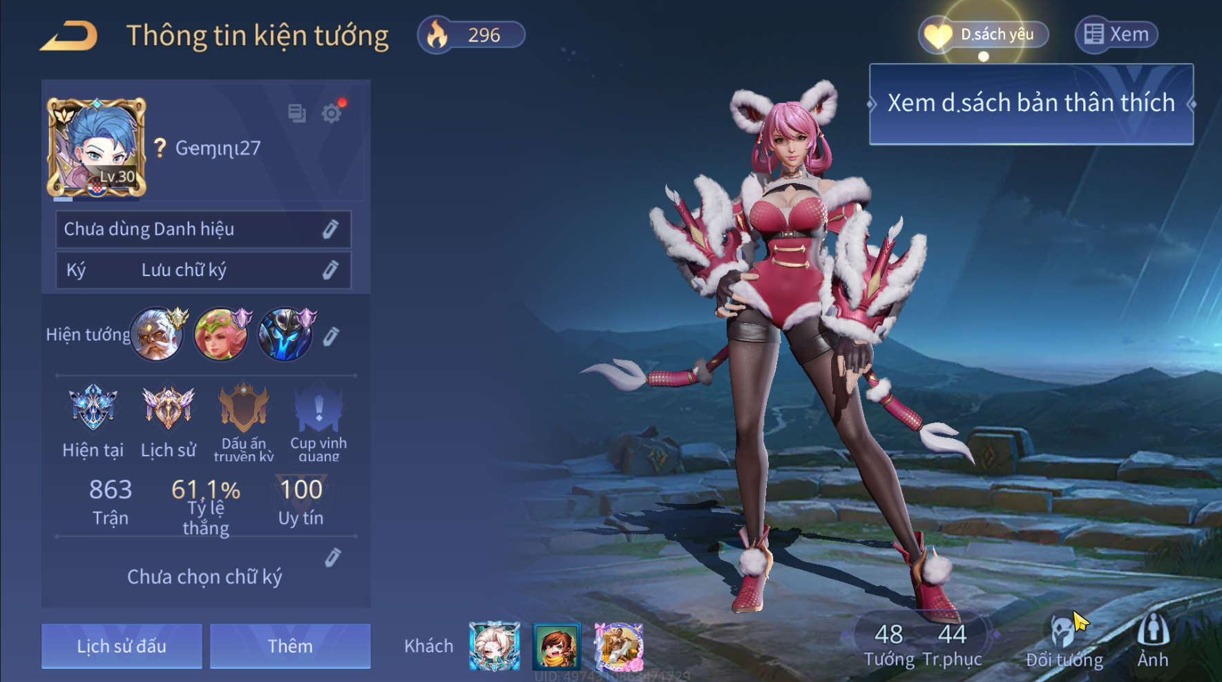 Nick Liên Quân Giá Rẻ