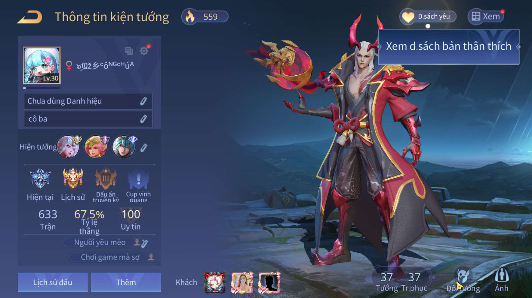 Nick Liên Quân Giá Rẻ