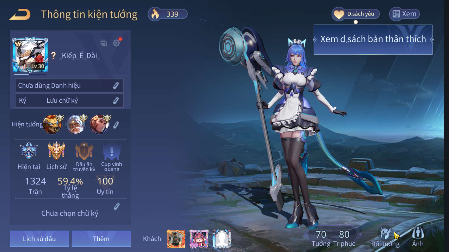 Nick Liên Quân Giá Rẻ