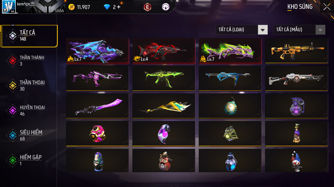 Bán Acc FreeFire Giá Rẻ