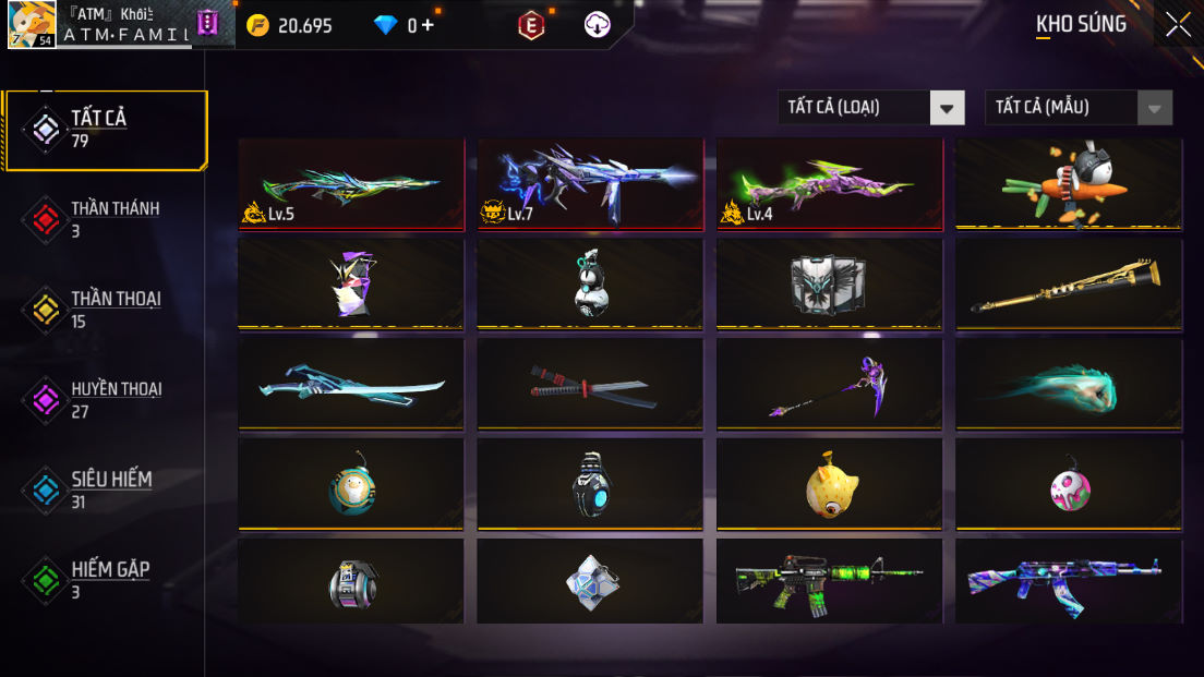 Bán Acc FreeFire Giá Rẻ