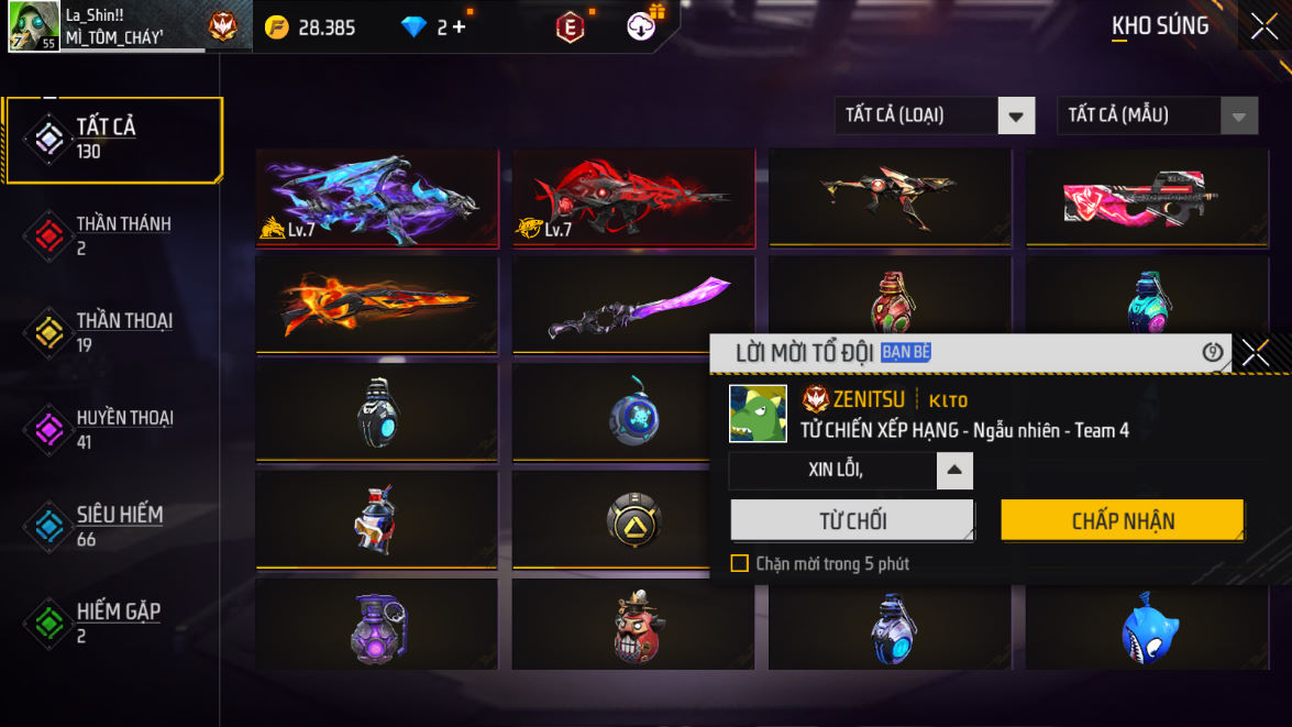 Bán Acc FreeFire Giá Rẻ